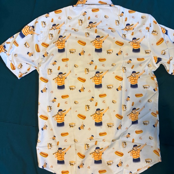 RSVLTS THE SANDLOT GREAT HAMBINO BUTTON DOWN - Picture 3 of 4